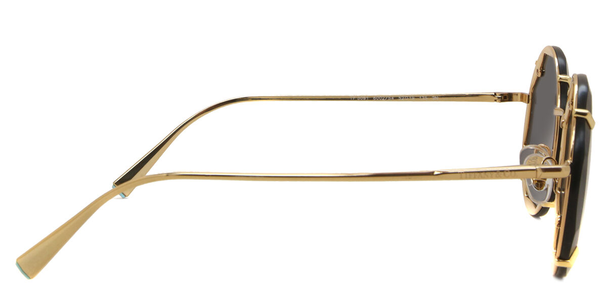 Tiffany & Co. TF3091 6002S4 Round Gold Sunglasses | SmartBuyGlasses US