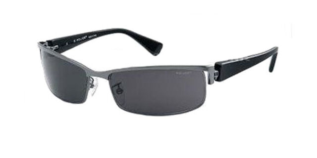 Amazon Police Wayfarer Sunglasses Police S8093 568 Rectangle Grey Sunglasses SmartBuyGlasses US