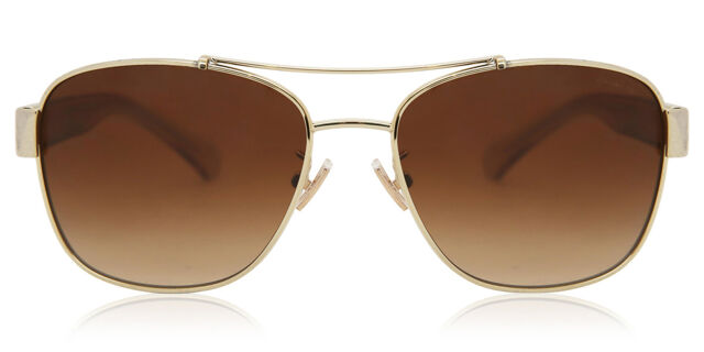 Coach HC7064 (L151) 926513 (Lt Gold/Crys Lt Brown) 58•16•135 COACH SUNGLASSES Coach HC7064 L151 Sunglasses | Free Shipping | EZContacts.com main image 4