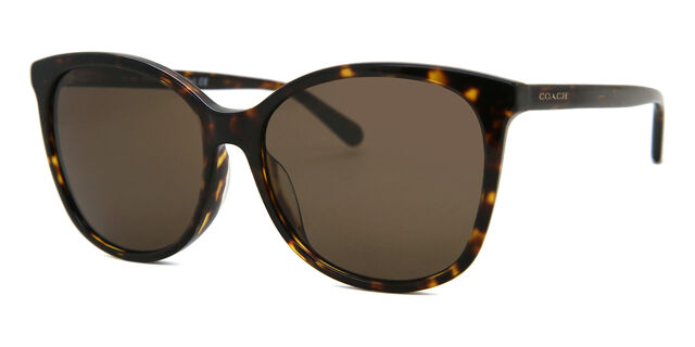 Coach HC8271U L1101 512073 Square Dark Tortoise Sunglasses  display picture 3