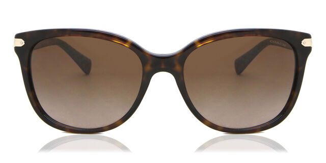 Coach HC8132 L109 529113 Square Dark Tortoise Sunglasses  display picture 1