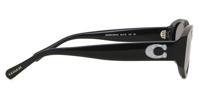 Authentic Coach Black Sunglasses - rectangular/slightly oval shape COACH® Outlet | Narrow Rectangle Sunglasses main image 2
