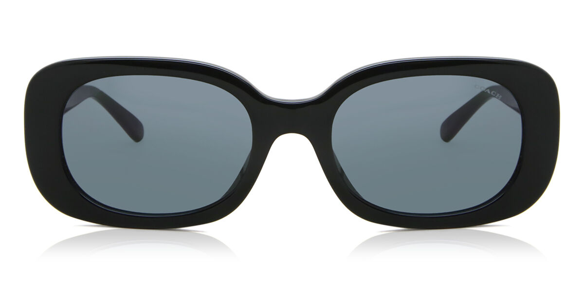 Authentic Coach Black Sunglasses - rectangular/slightly oval shape Coach Oval Sunglasses for Women for sale | eBay main image 3