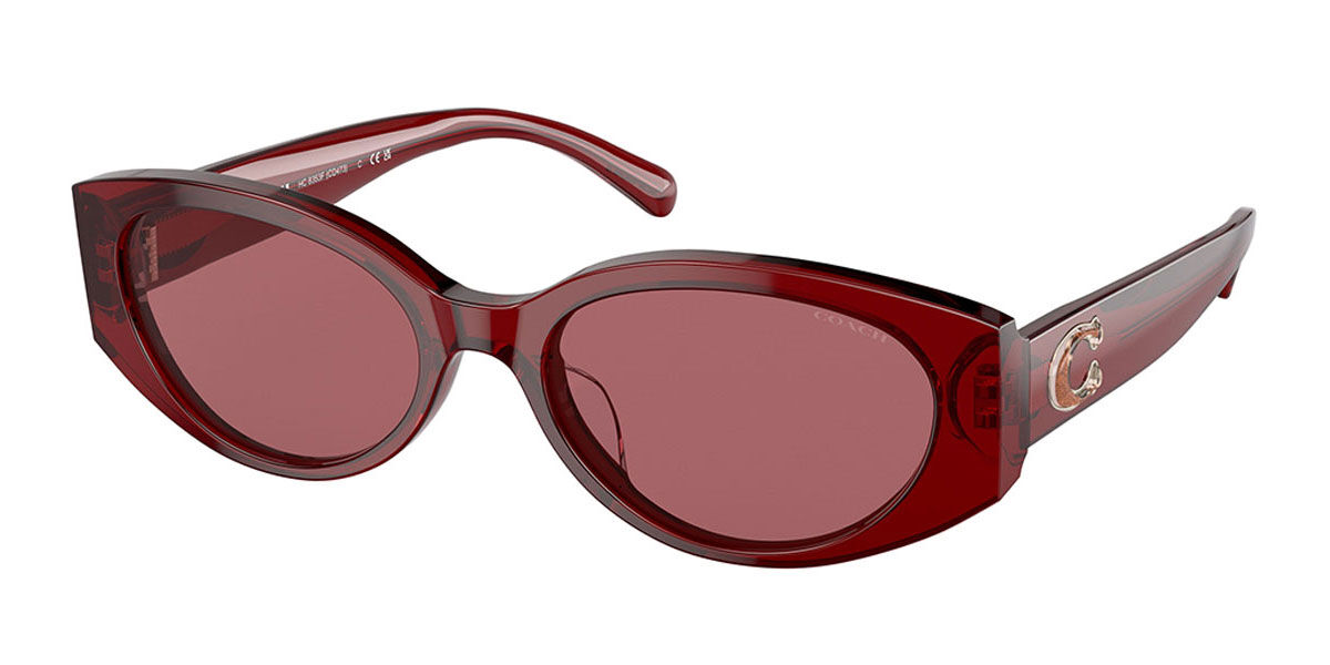 Coach HC8353F CD867 Asian Fit 512013 Oval Dark Tortoise Sunglasses