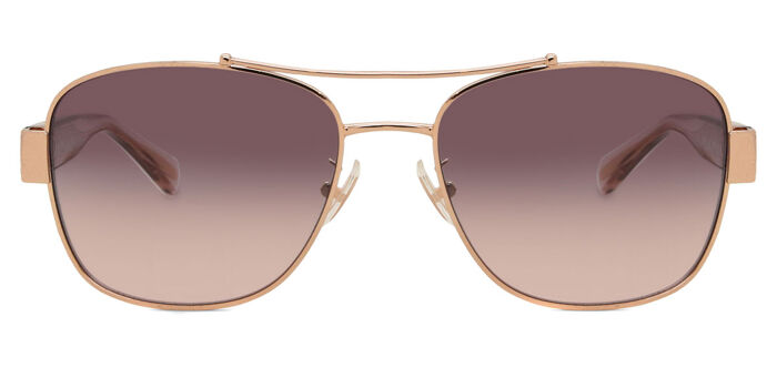 Coach HC7161 CR617 900513 Pilot Bright Light Gold Sunglasses  display picture 1