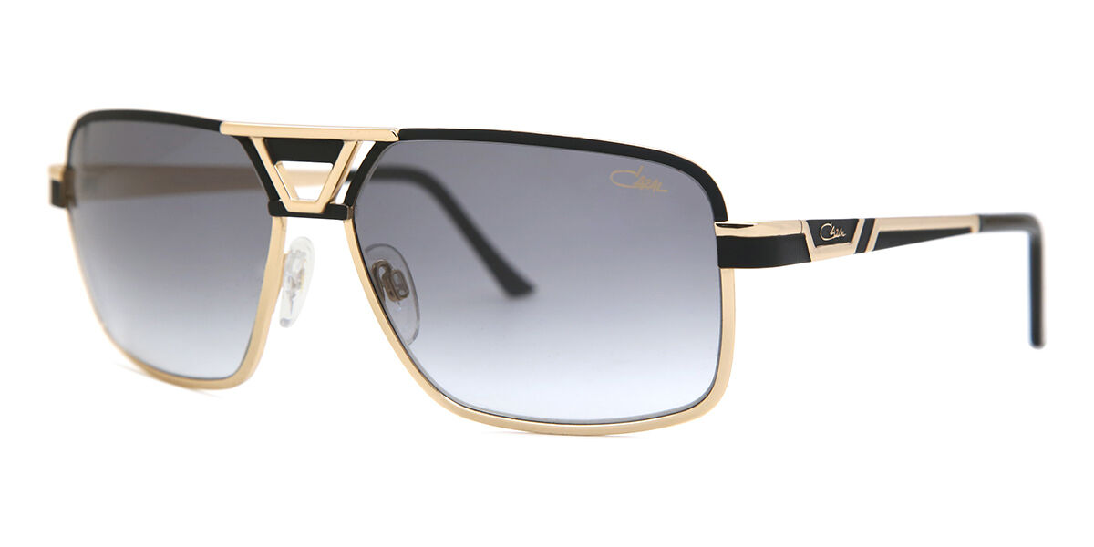 Cazal 9071 001 Pilot Black Gold Sunglasses | SmartBuyGlasses US