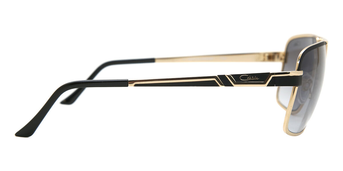 Cazal 9071 001 Pilot Black Gold Sunglasses | SmartBuyGlasses US