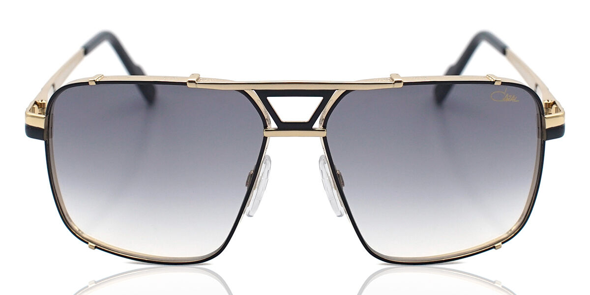 Cazal 9099 001 Pilot Black Gold Sunglasses | SmartBuyGlasses US