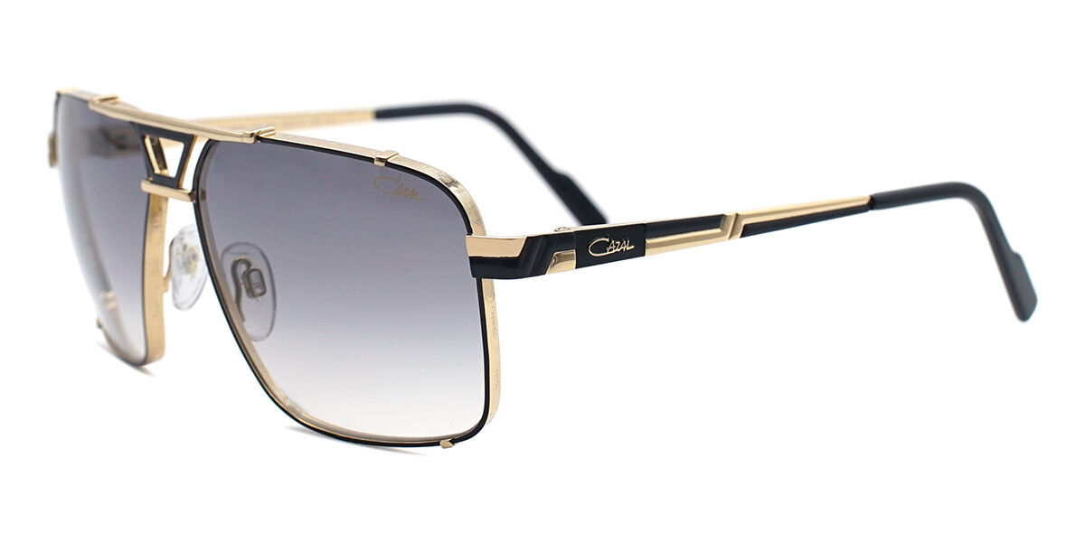 Cazal 9099 001 Pilot Black Gold Sunglasses | SmartBuyGlasses US