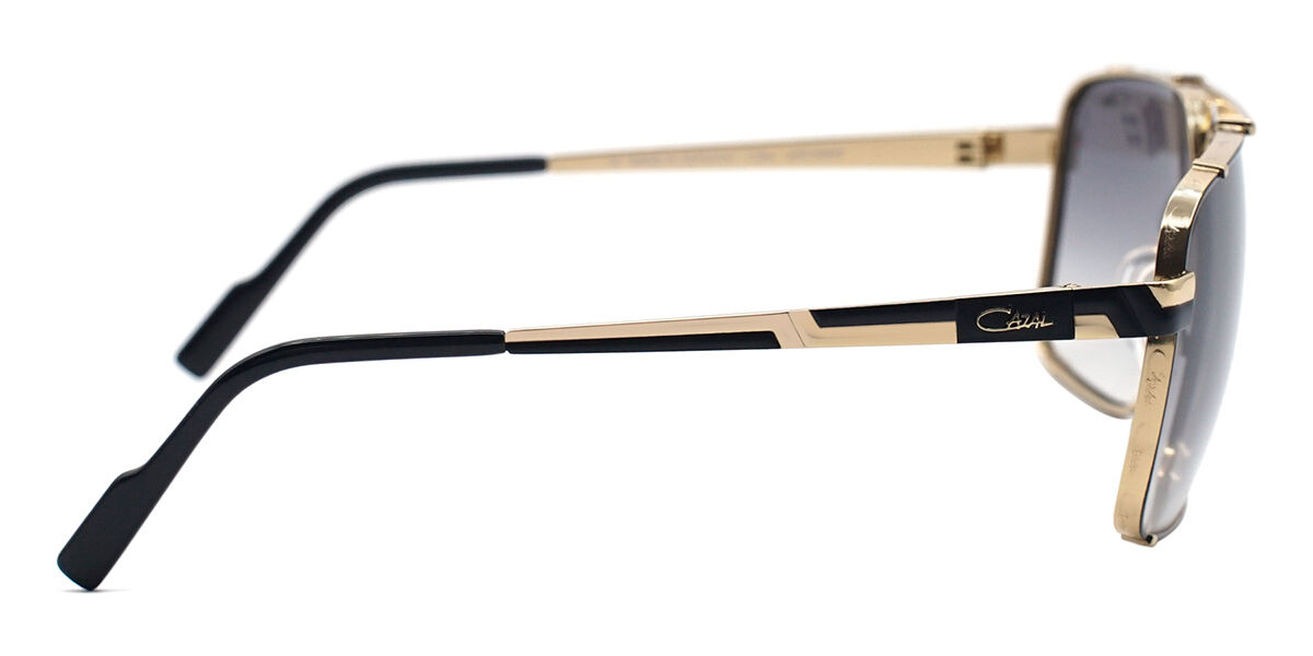 Cazal 9099 001 Pilot Black Gold Sunglasses | SmartBuyGlasses US