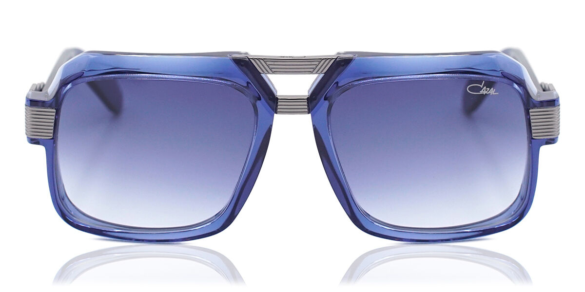 Cazal 669 002 Pilot Night Blue Gunmetal Sunglasses