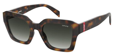 NEW Levi\'s Tortoiseshell Square Sunglasses with Brown Gradient Lenses Levi main image 2