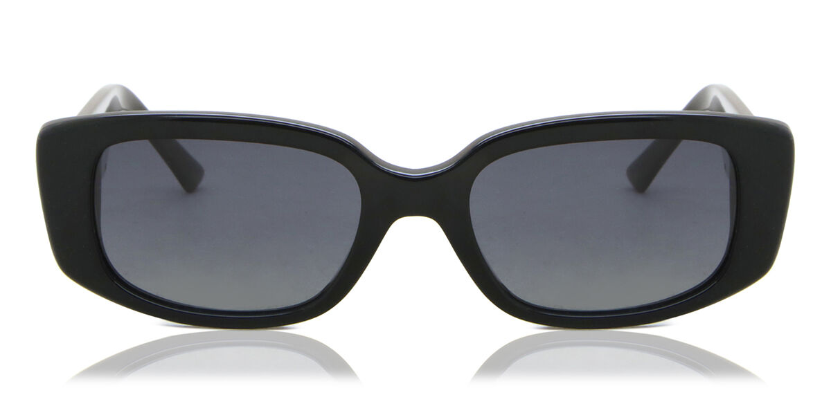 BVLGARI サングラス　8133Ｆ　56□18　made in Itaiy Bvlgari BV8259 Polarized 501/T3 Rectangle Black Sunglasses