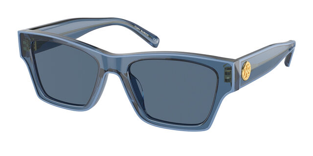Tory Burch Blue Sunglasses Tory Burch TY 9064U Plastic Womens Rectangle Sunglasses  main image 2