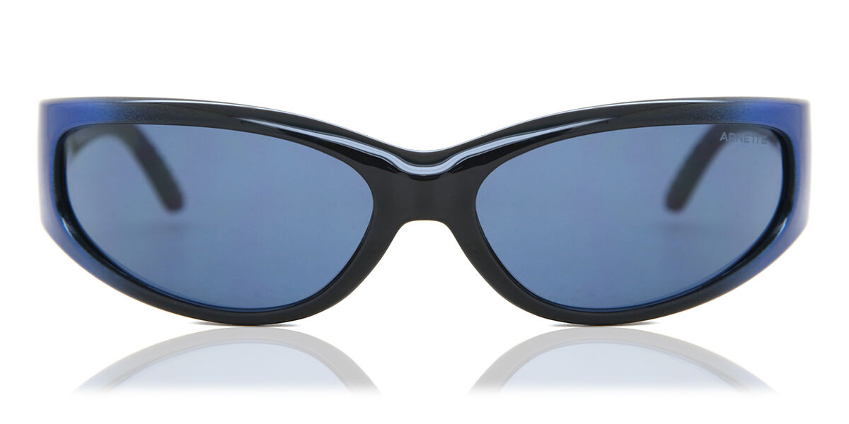 Arnette AN4302 Catfish 281880 Wraparound Black Blue Sunglasses
