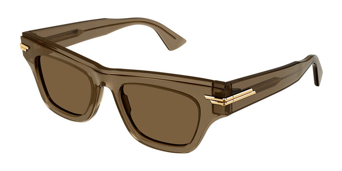Bottega Veneta BV1122S 007 Cat Eye Transparent Orange  display picture 1