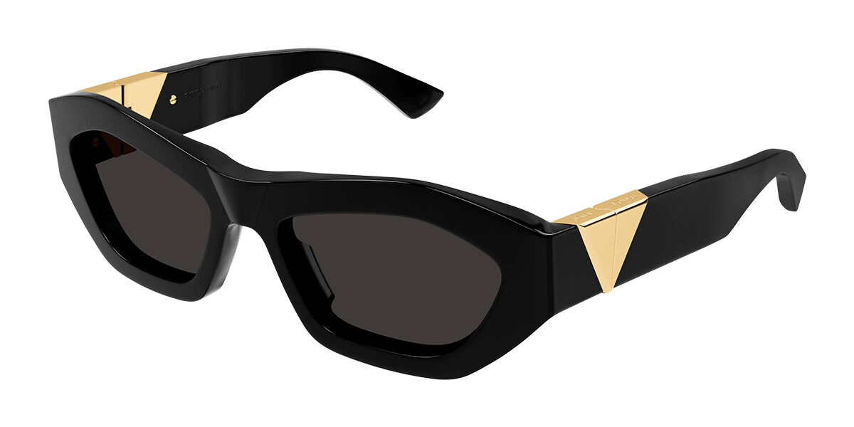 BOTTEGA VENETA ボッテガ サングラス BV1083SA 001 黒 Bottega Veneta BV1083SA Asian Fit 001 Geometric Black Sunglasses