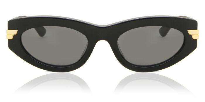 Bottega Veneta BV1189S 003 Oval Clear Blue Sunglasses  display picture 2
