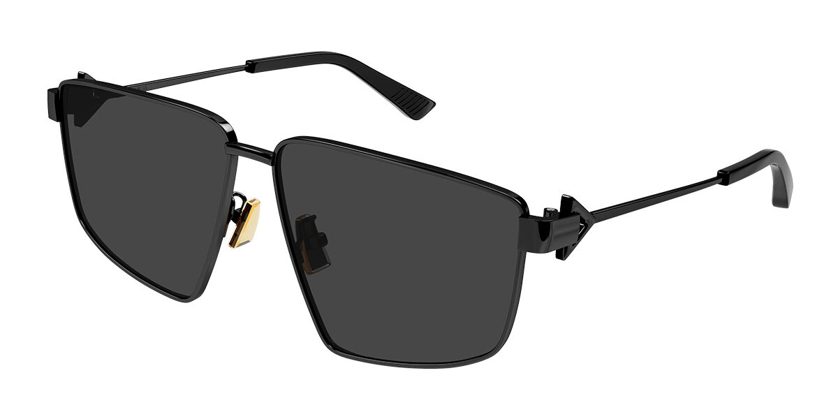 BOTTEGA VENETA ボッテガ サングラス BV1083SA 001 黒 Bottega Veneta BV1083SA Asian Fit 001 Geometric Black Sunglasses