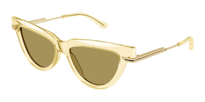 Bottega Veneta BV1265S 002 Cat Eye Tortoise Sunglasses  display picture 1