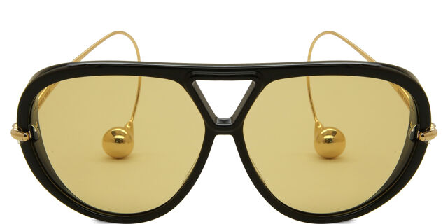 Bottega Veneta BV1273S 003 Pilot Black Sunglasses  display picture 3