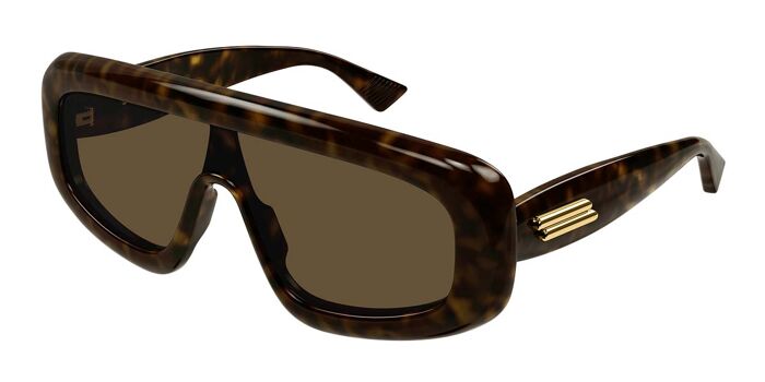 Bottega Veneta BV1281S 001 Single Lens Black Sunglasses  display picture 1