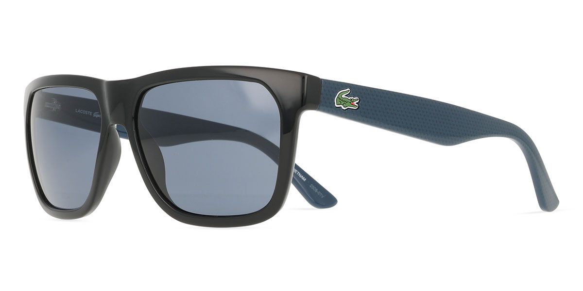 Lacoste L732SN 001 Rectangle Black Sunglasses | SmartBuyGlasses US
