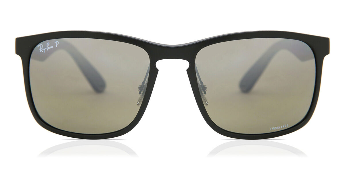 レイバン RB4264 CHROMANCE Ray-Ban RB4264 Chromance Polarized 601S5J Square Black Sunglasses