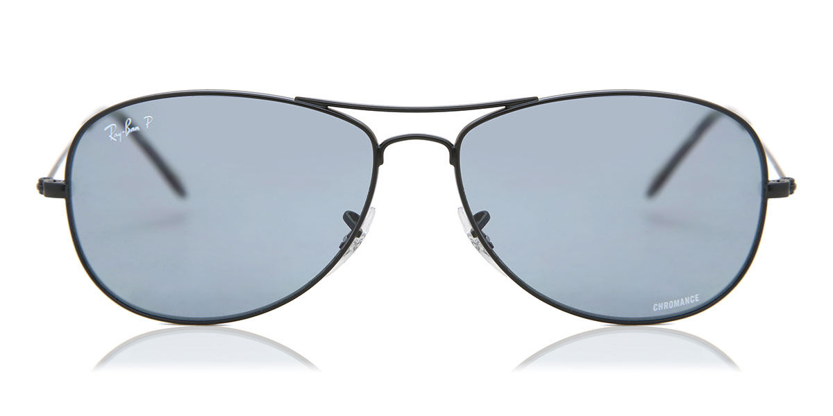 Ray-Ban RB3562 Chromance 006/BA Aviator Matte Black Sunglasses