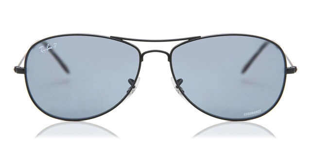Ray-Ban Chromance Silver Frame Sunglasses  polarized Blue Mirror Lenses RB 3562 Ray Ban RB3562 112/A1 Chromance Polarized Blue Mirror  main image 4