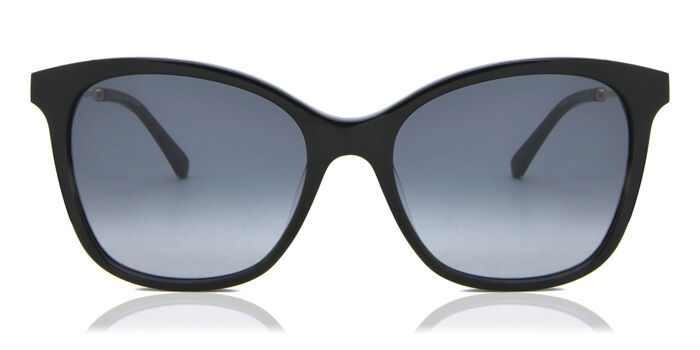 Kate Spade Bellamy/S 807/9O Square Black on Green Sunglasses 
