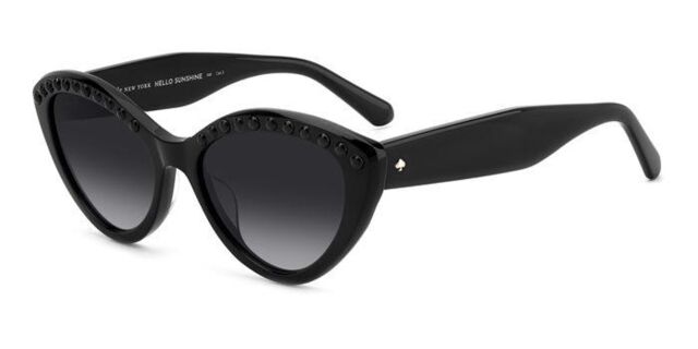 Kate Spade Juni/G/S Pearl Asian Fit 807/9O Cat Eye Black  display picture 3