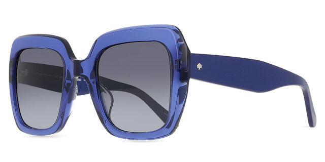 Kate Spade Naomi/S PJP/9O Square Transparent Blue Sunglasses  display picture 1