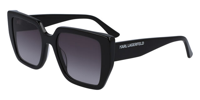 Karl Lagerfeld KL6036S N 001 Square Black Sunglasses  display picture 3