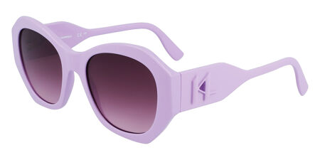 Karl Lagerfeld Lavender Frame Sunglasses Karl Lagerfeld Purple Acetate Sunglasses – Visamoda main image 2