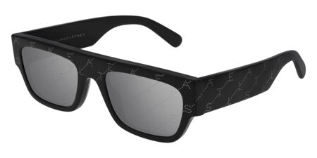 Stella McCartney gray black camo square sunglasses Stella McCartney gray black camo square sunglasses is  main image 3