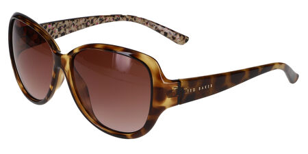 Ted Baker Womens Tortoise shell sunglasses  “Ted  Baker left upper lense Ted Baker Womens Tort Brown/Cream Charlotte Sunglasses – KJ  main image 3