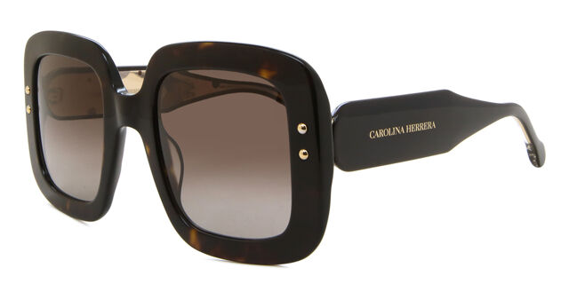 Carolina Herrera CH 0010/S 086/HA Square Tortoise Sunglasses  display picture 3