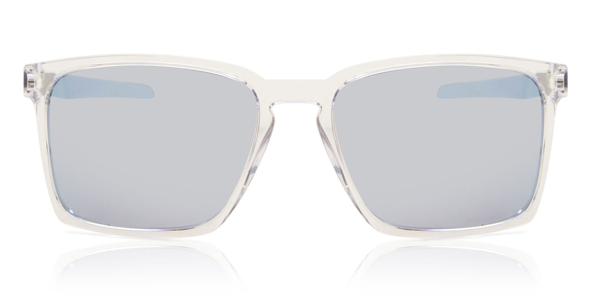 Oakley サングラス ホワイトフレーム Oakley OO9483 EXCHANGE SUN Polarized 948303 Rectangle Clear