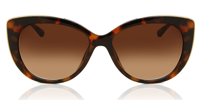 Oscar by Oscar de la Renta Brown Gradient Cat Eye Sunglasses OSCAR by Oscar de la Renta Gold Tone Cat Eye Frame / Brown  main image 3