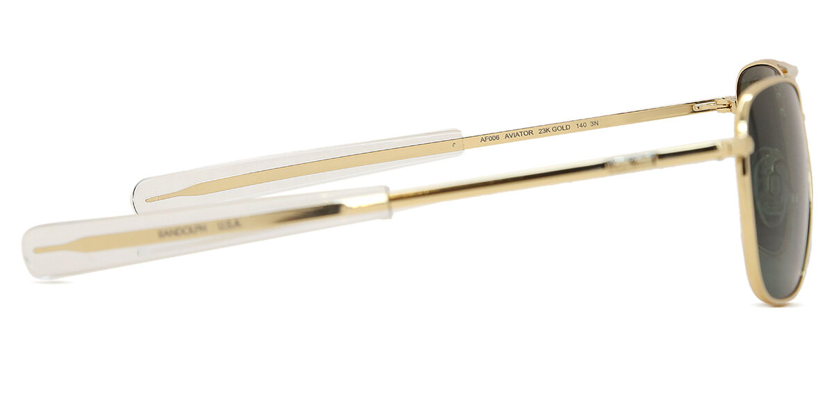 Randolph Engineering Aviator AF006 Pilot Gold Sunglasses
