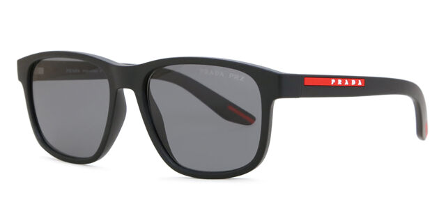 Prada Linea Rossa PS06YS Polarized DG002G Square Matte Black  display picture 1