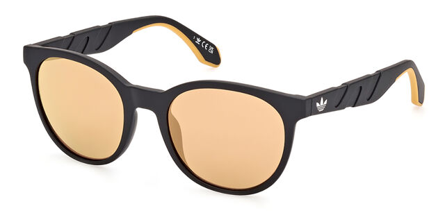 Adidas Originals OR0102 02G Oval Matte Black Sunglasses  display picture 3
