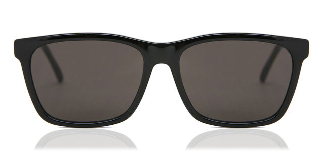 NEW Saint Laurent SL318 001 Black Square Unisex Sunglasses SL 318 Sunglasses - Saint Laurent Authorized Retailer  main image 3