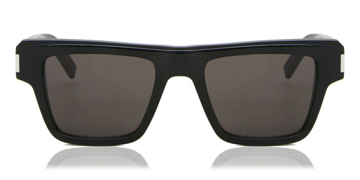 Saint Laurent SL 469 004 Square Shiny Black Sunglasses 