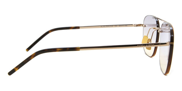 Saint Laurent SL 309 RIMLESS 004 Pilot Gold Sunglasses  display picture 2