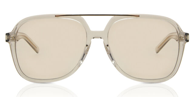 Saint Laurent SL 545 Asian Fit 002 Pilot Transparent Beige  display picture 3