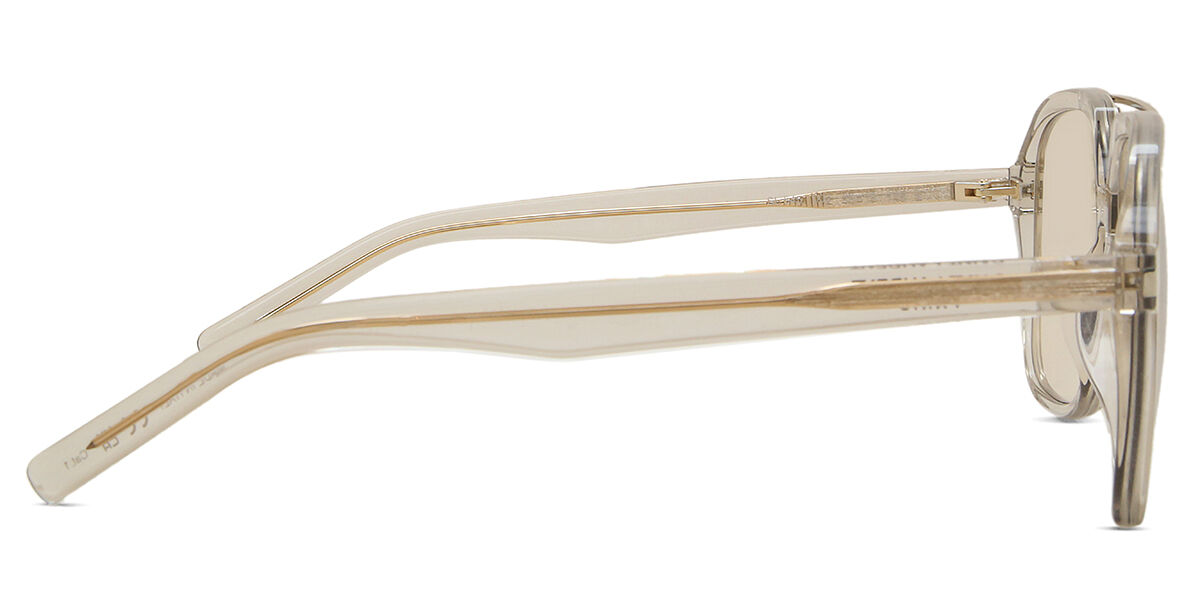 Saint Laurent SL 545 002 Pilot Transparent Beige Brown Sunglasses