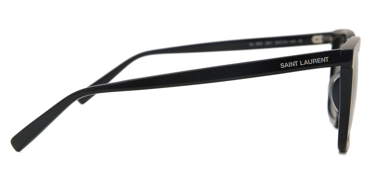 Saint Laurent SL 500 001 Square Black Sunglasses | SmartBuyGlasses US