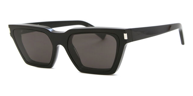Saint Laurent SL 633 CALISTA 001 Cat Eye Black Sunglasses 